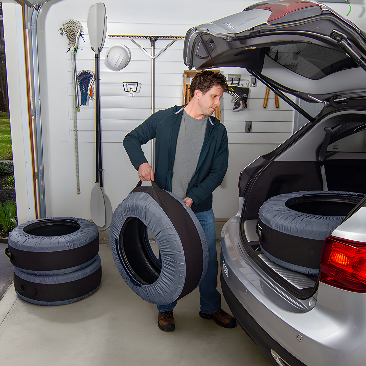 Universal Spare Tire Cover Set