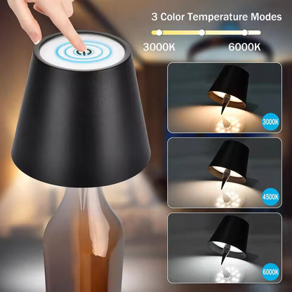 LED flaskebordlampe