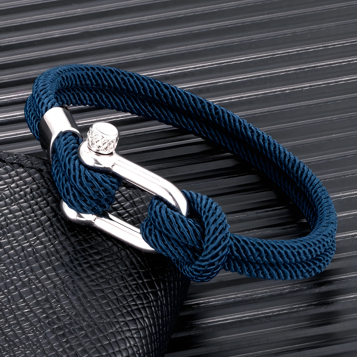 Braided Anchor Bracelet