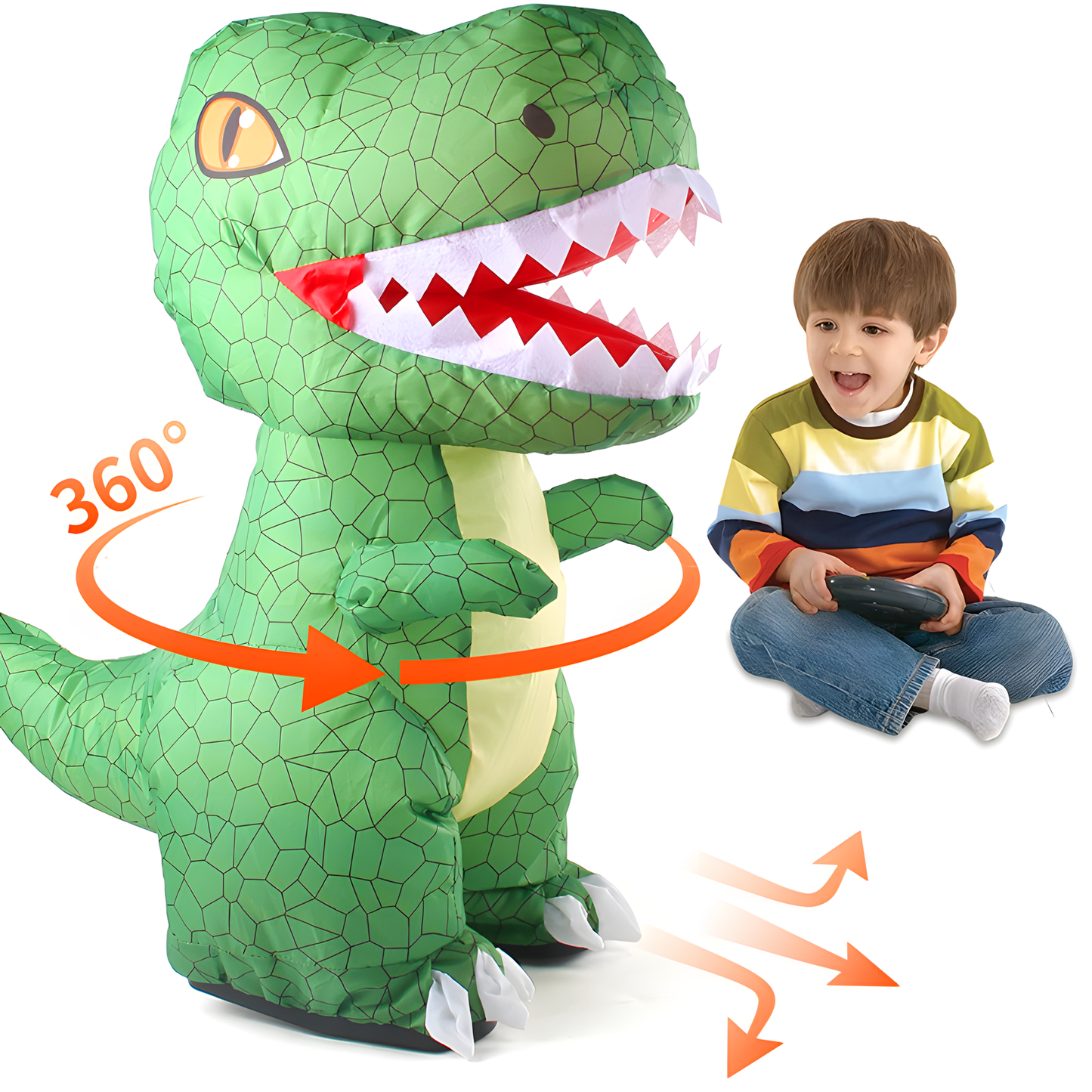 Inflatable Remote Control Dinosaur