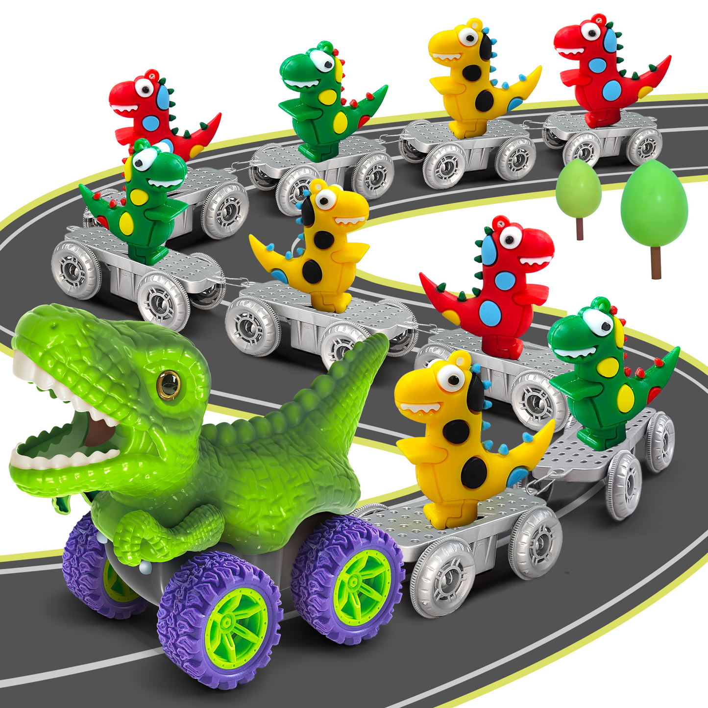Dinosaur Roller-Coaster Track Toy