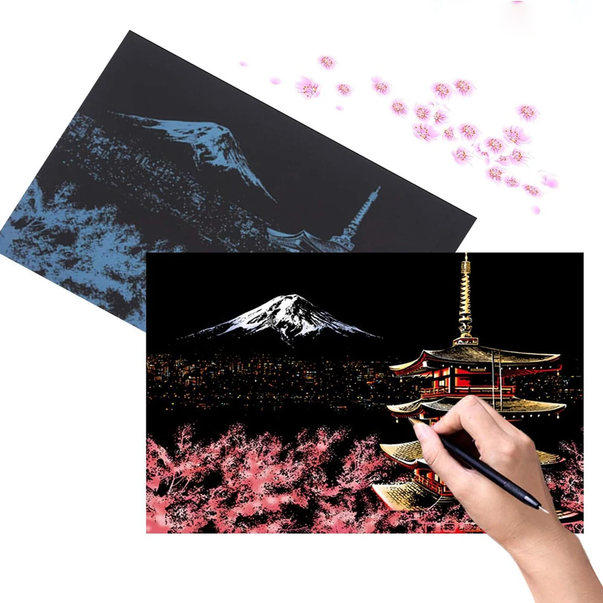 City Scratch Art Kit