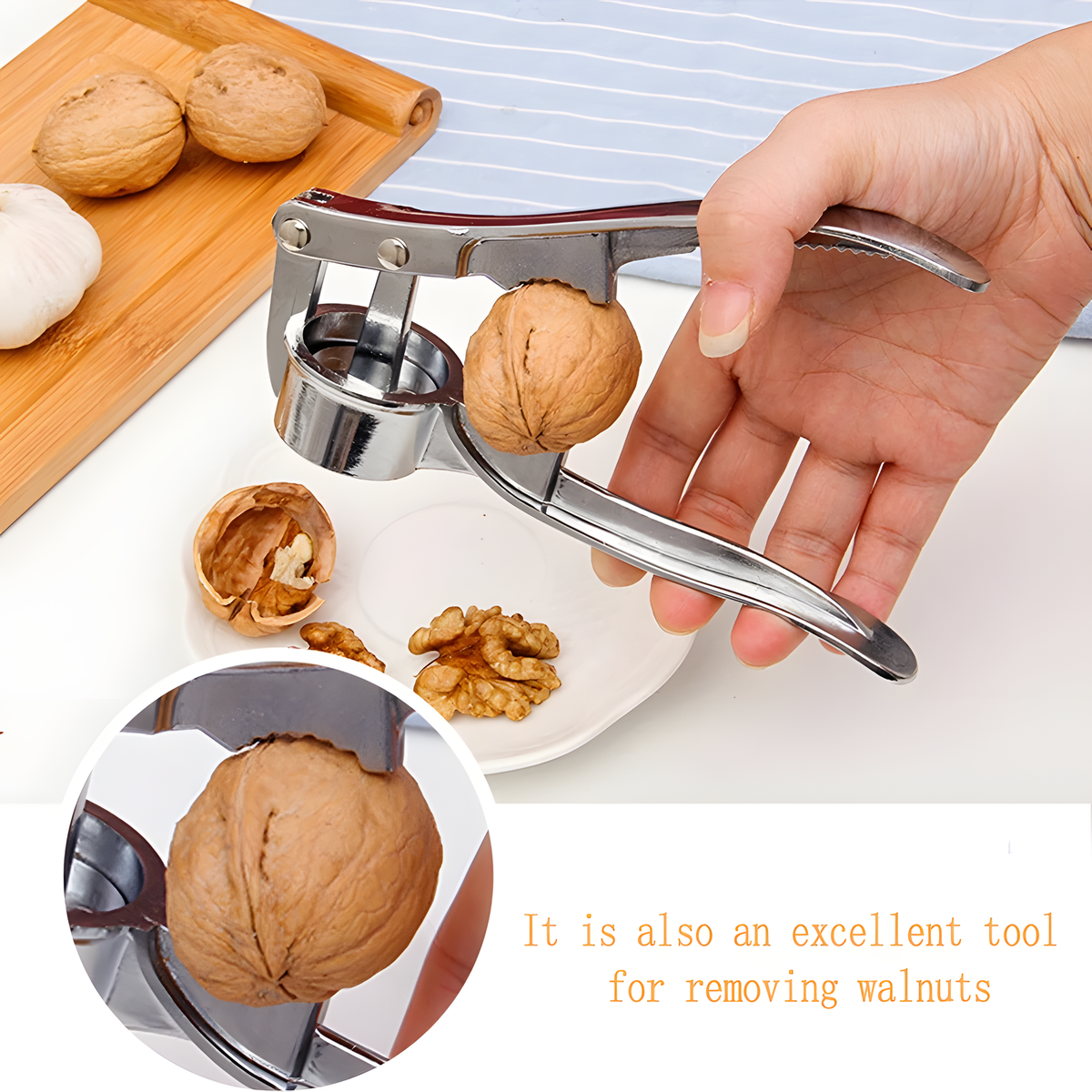 Five-in-One Lever Garlic Press