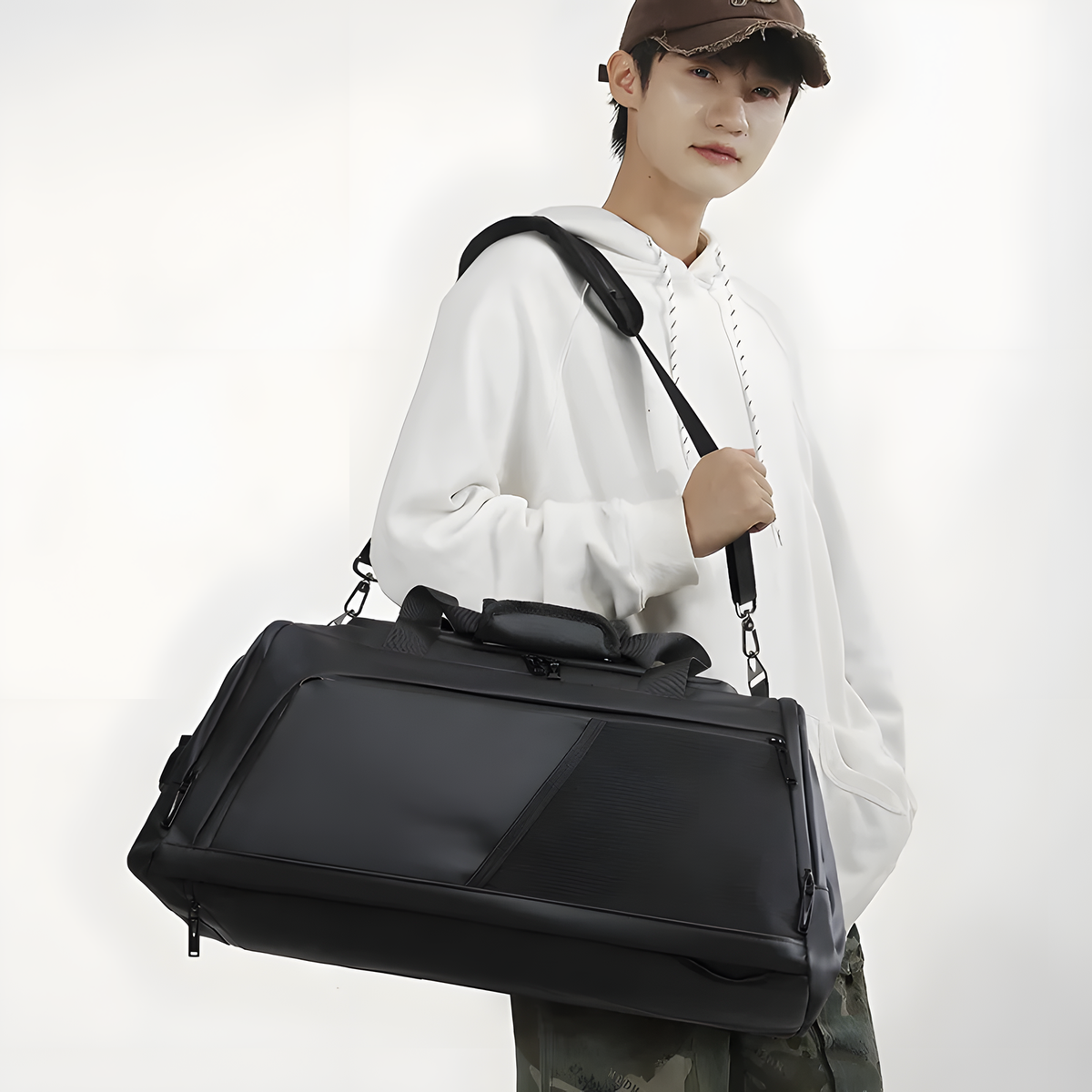 Multi-Compartment Travel Duffel