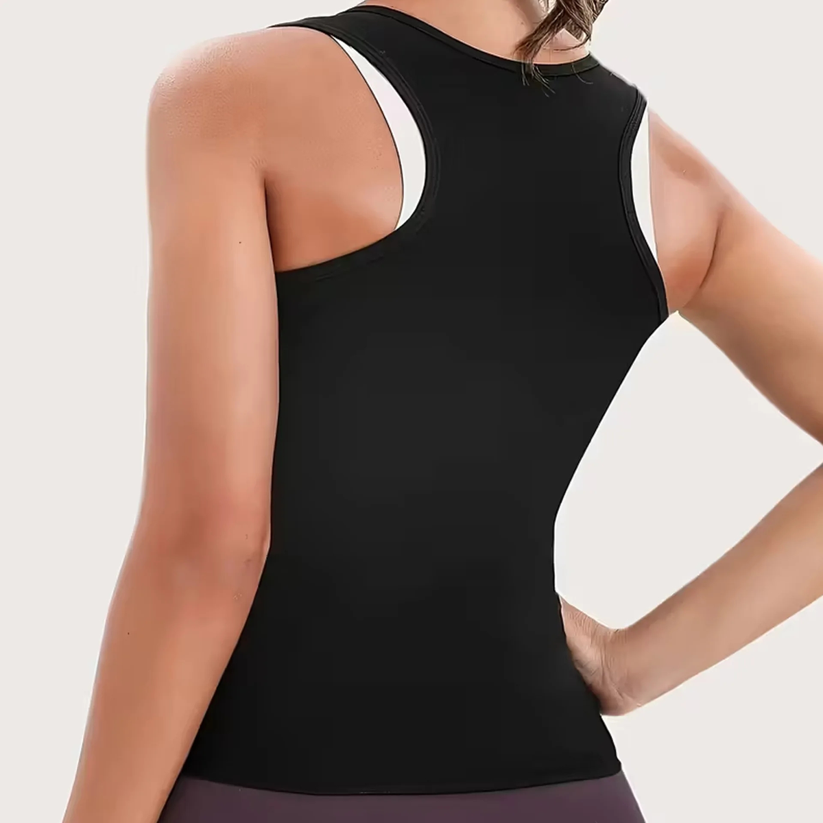 Zippered Heat-Trapping Sports Vest