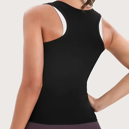 Zippered Heat-Trapping Sports Vest