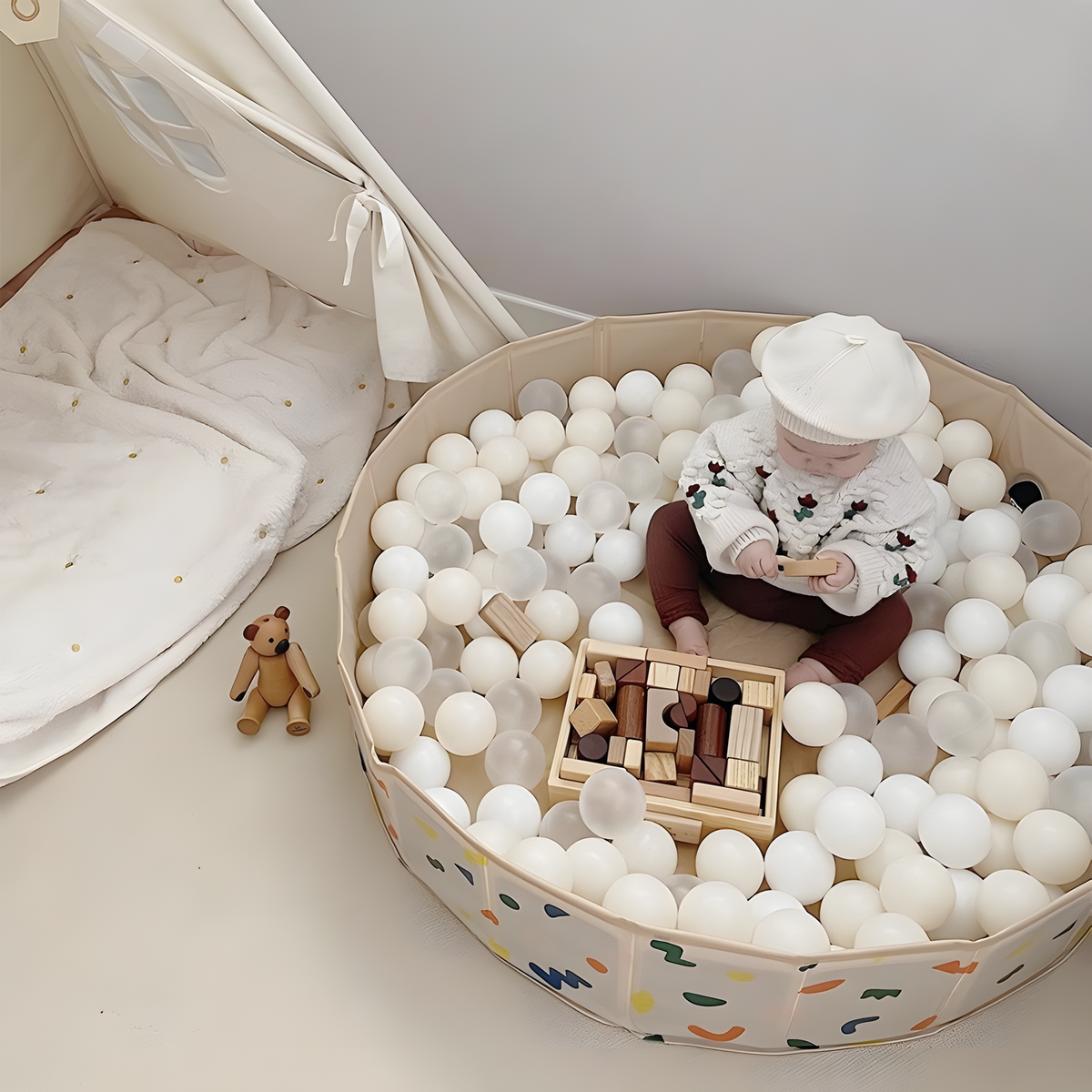 Foldable Round Play and Paddling Pool