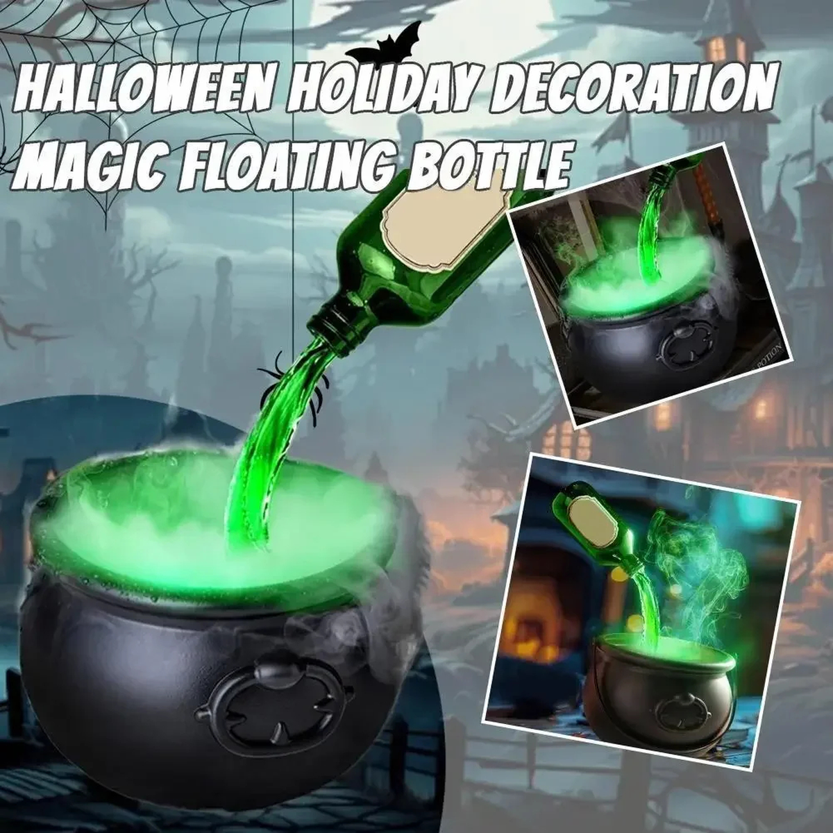 Floating Halloween Cauldron