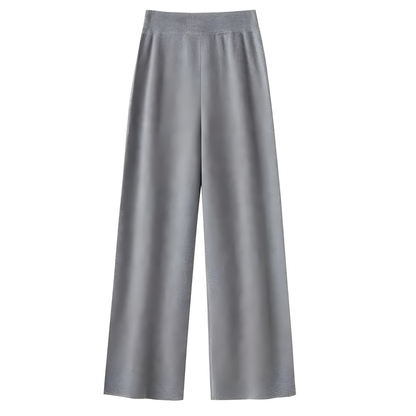 Wool Wide-Leg Pants