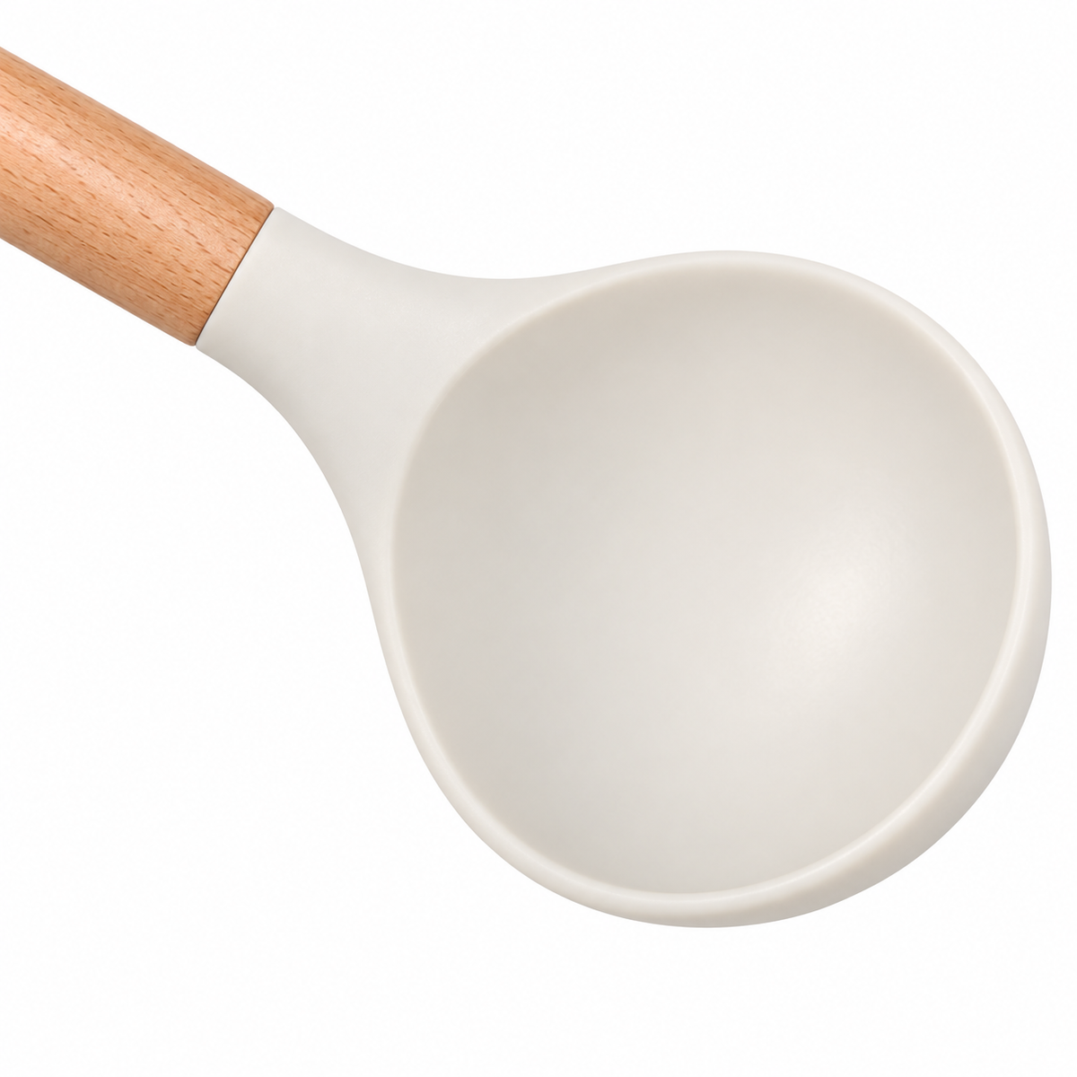 Wooden Handle Silicone Utensil Set