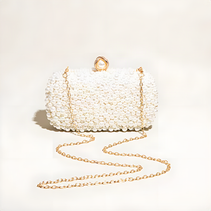 Pearl-Bead Evening Bag