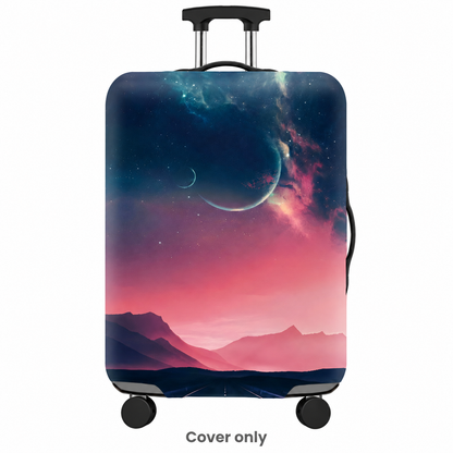 Printed Stretch Suitcase Cover