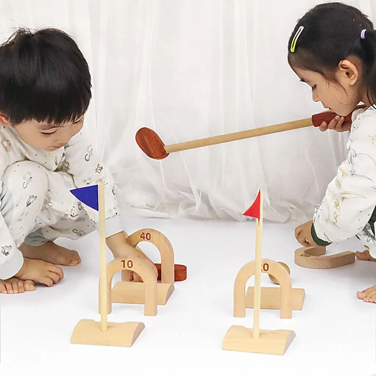 Wooden Indoor Golf Set