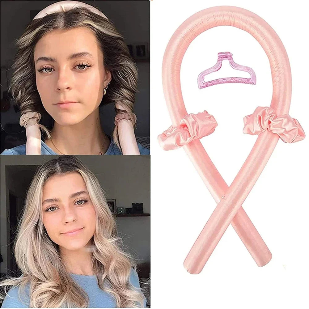 Värmelöst hårband för curlingstänger