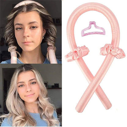 Värmelöst hårband för curlingstänger