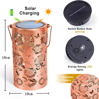 Solar Sunflower Projection Lantern