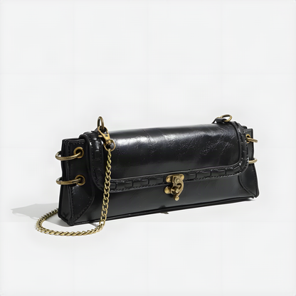 Lock Clasp Crossbody Bag