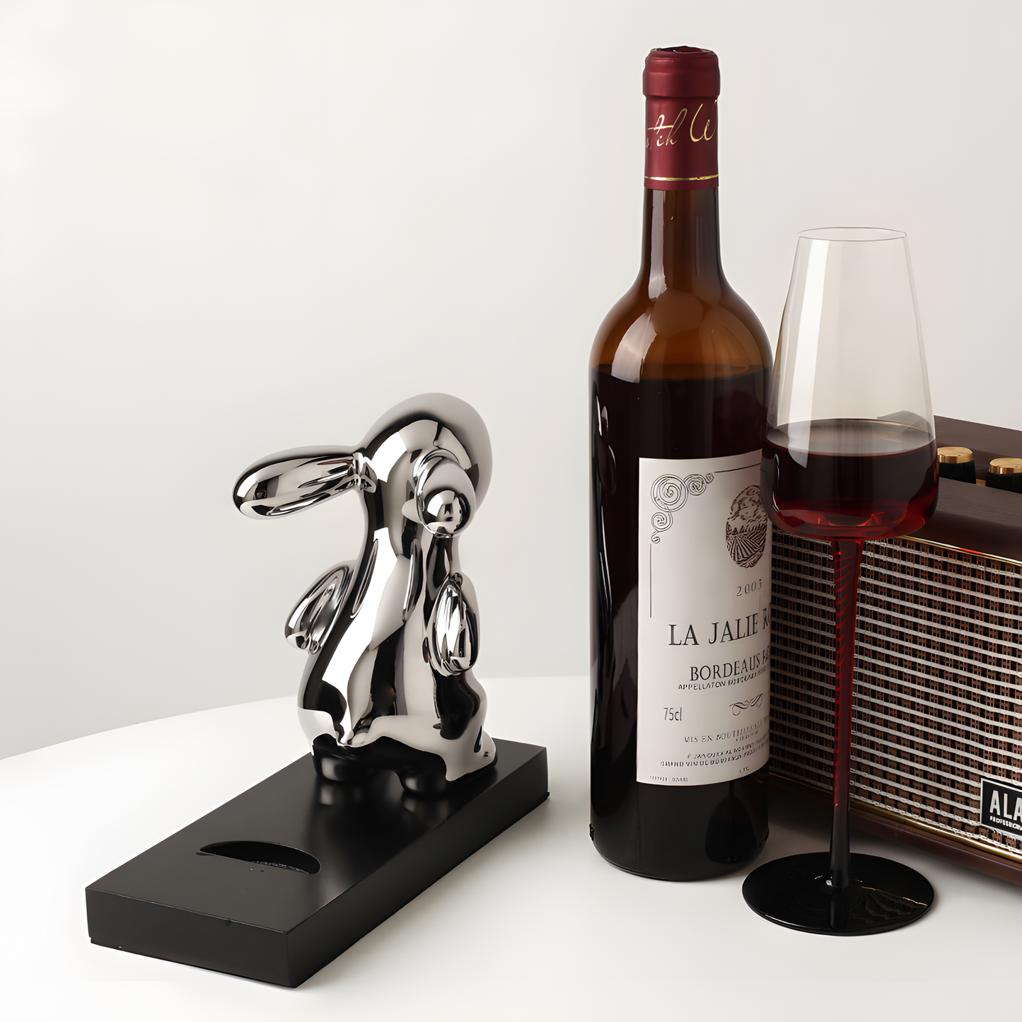 Rabbit Ceramic Wine Rack
