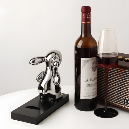 Rabbit Ceramic Wine Rack