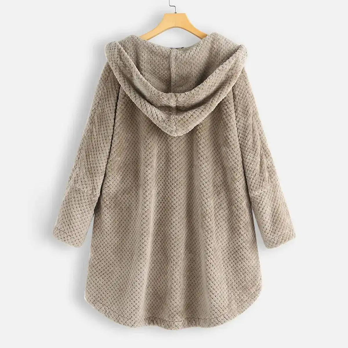 Hooded Fleece Cardigan
