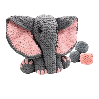 Beginner Elephant Crochet Kit