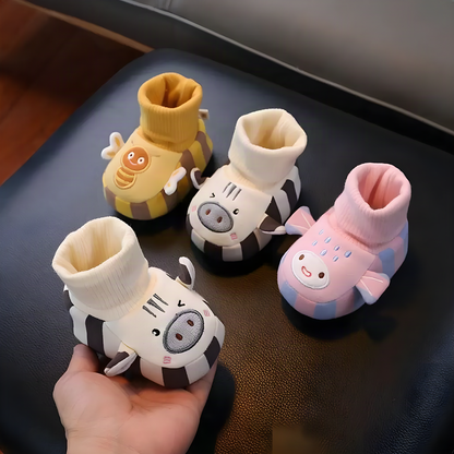 Fleece Lined Baby Sock Shoes