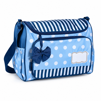 Polka Dot Bow Diaper Bag