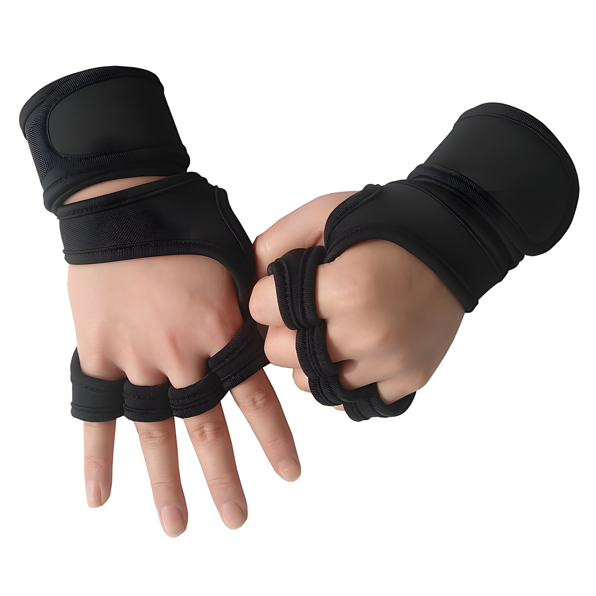 Palm-Padded Half-Finger Workout Gloves