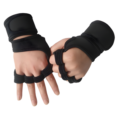 Palm-Padded Half-Finger Workout Gloves