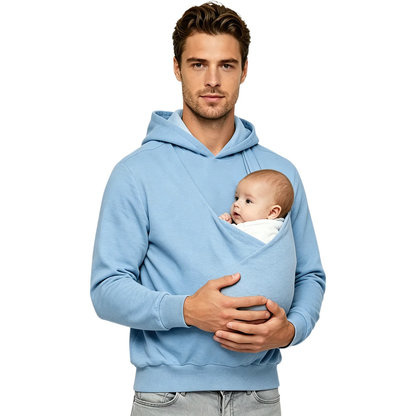 Men's Baby Pouch Hoodie