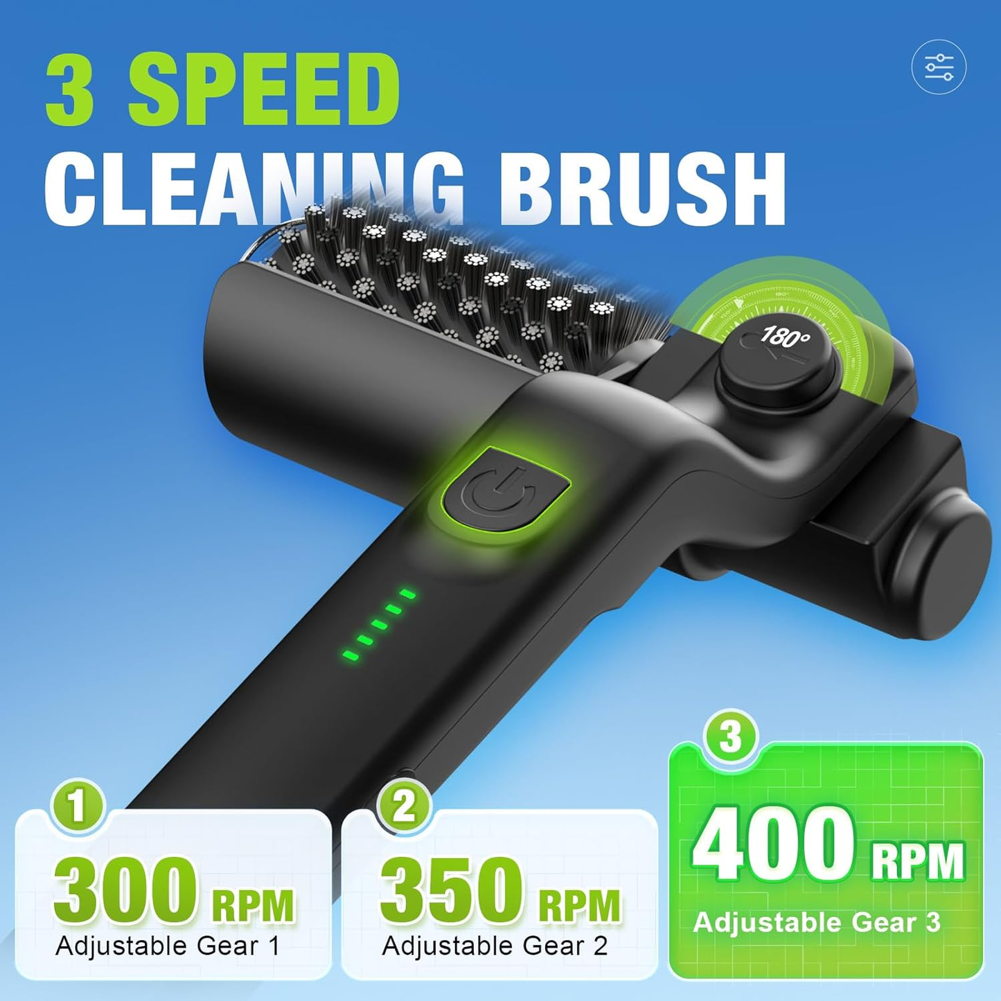 Rechargeable Grill Cleaning Brush