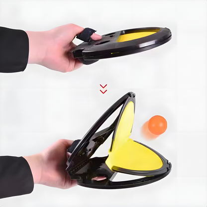 Catch-and-Launch Paddle Ball Toy