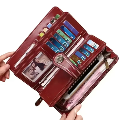 Long Wallet with Wrist Strap