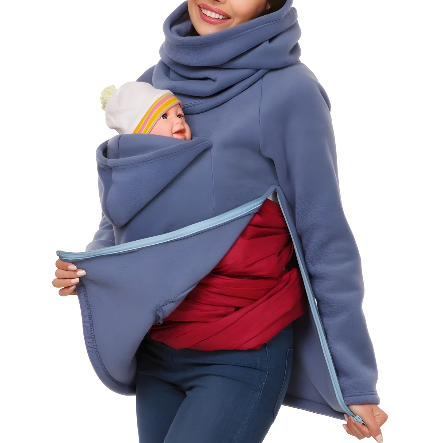 Kangaroo Pocket Maternity Hoodie