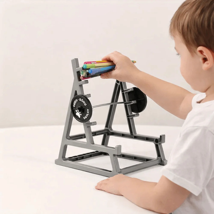 Barbell Desk Pen Holder