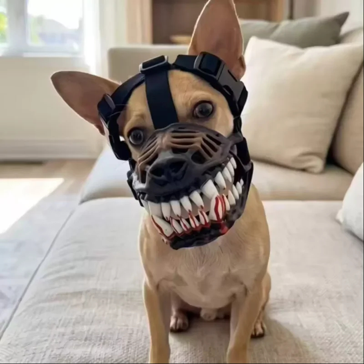Fanged Dog Costume Muzzle