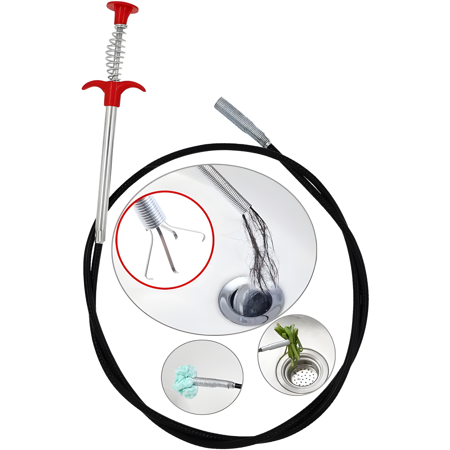 Flexible Drain Claw Grabber