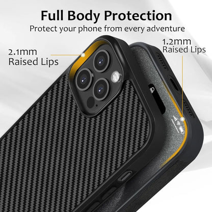 Smidd kolfiber TPU-telefonskal