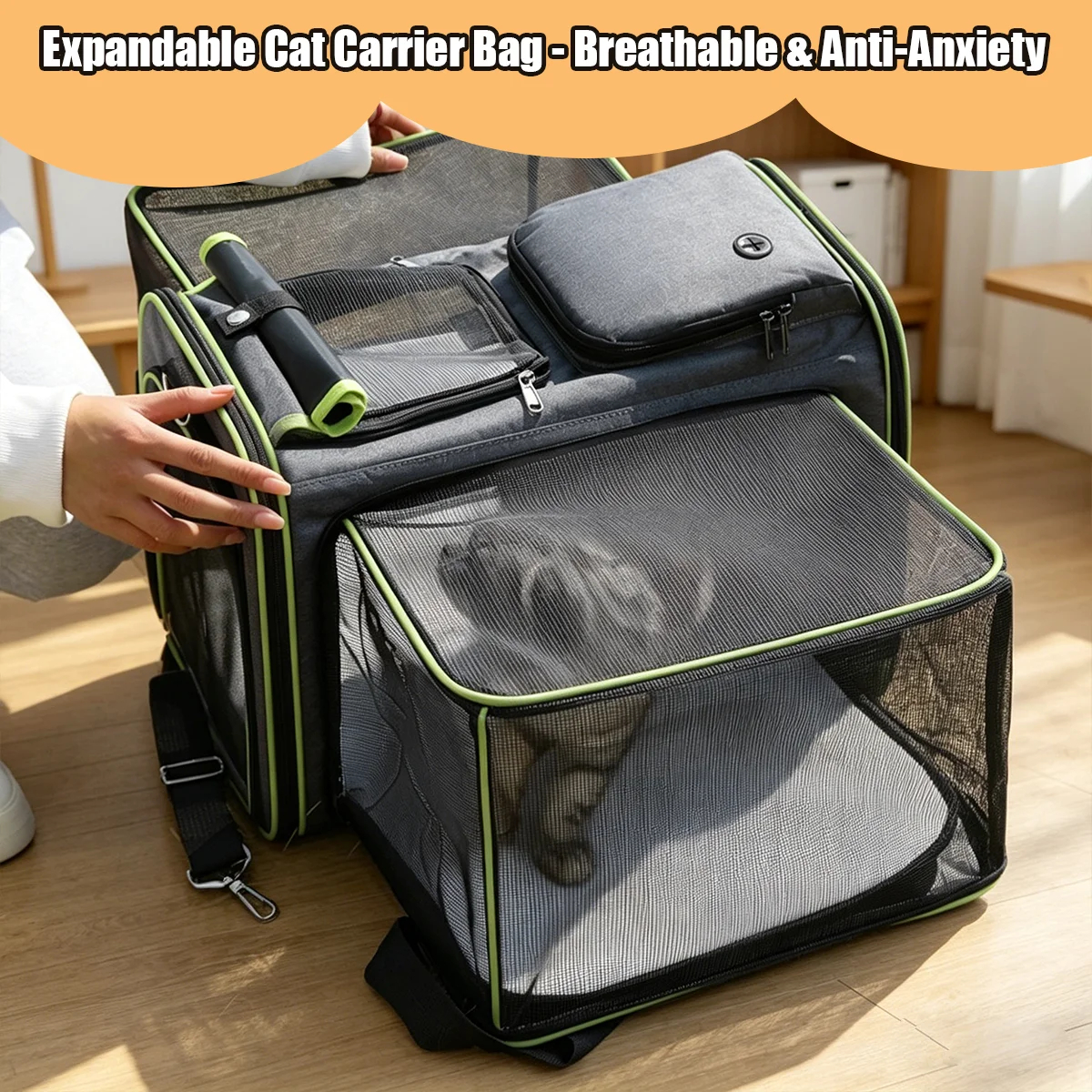Expandable Pet Travel Carrier