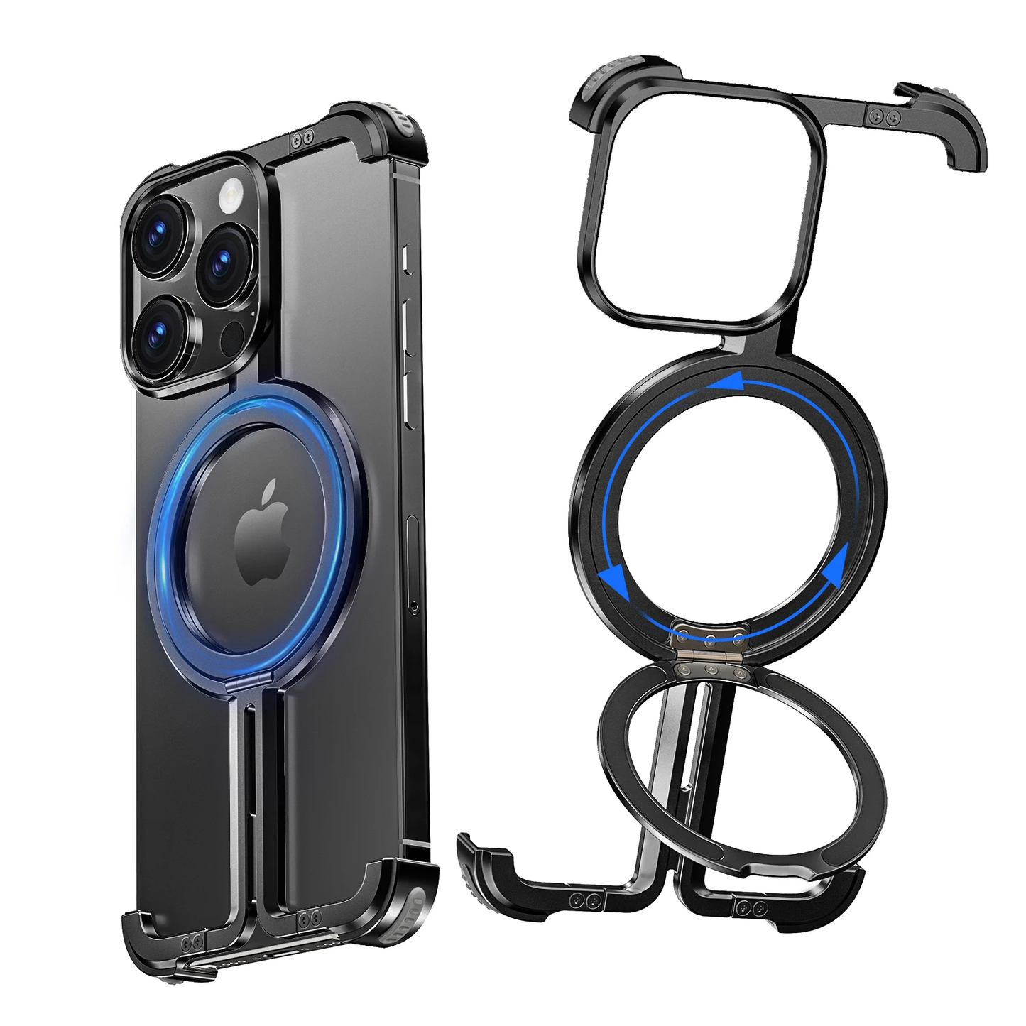 Metal Rotating Phone Case