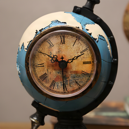 Decorative Globe Desk Clock