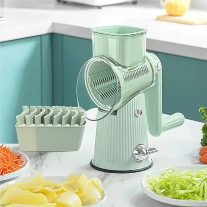 Hand-Crank Vegetable Slicer