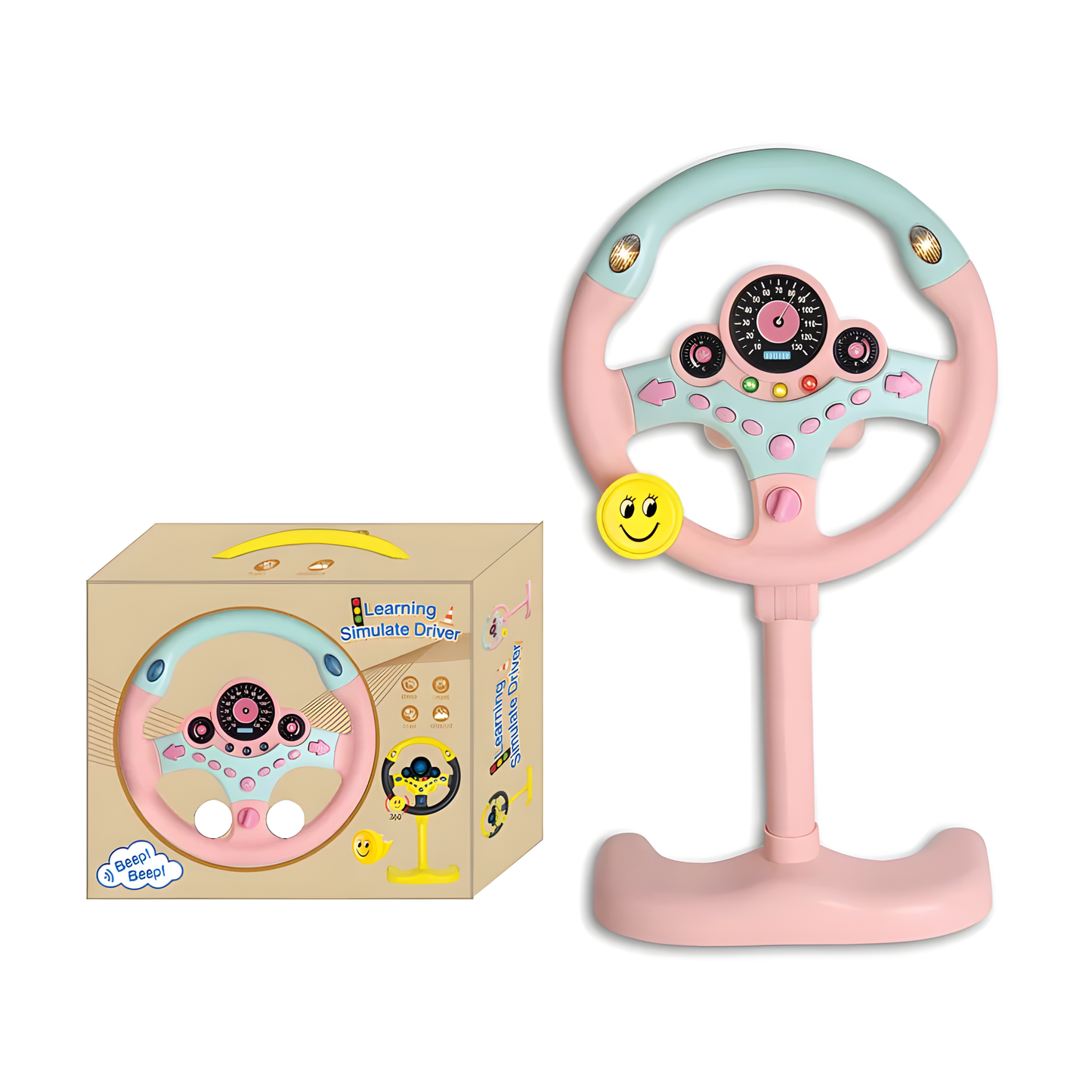 Kids Musical Steering Wheel Toy