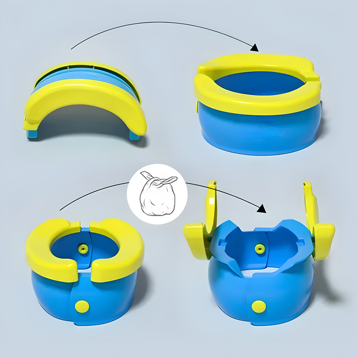 Foldable Kids Travel Potty