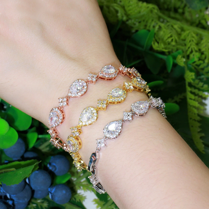 Teardrop Crystal Bracelet