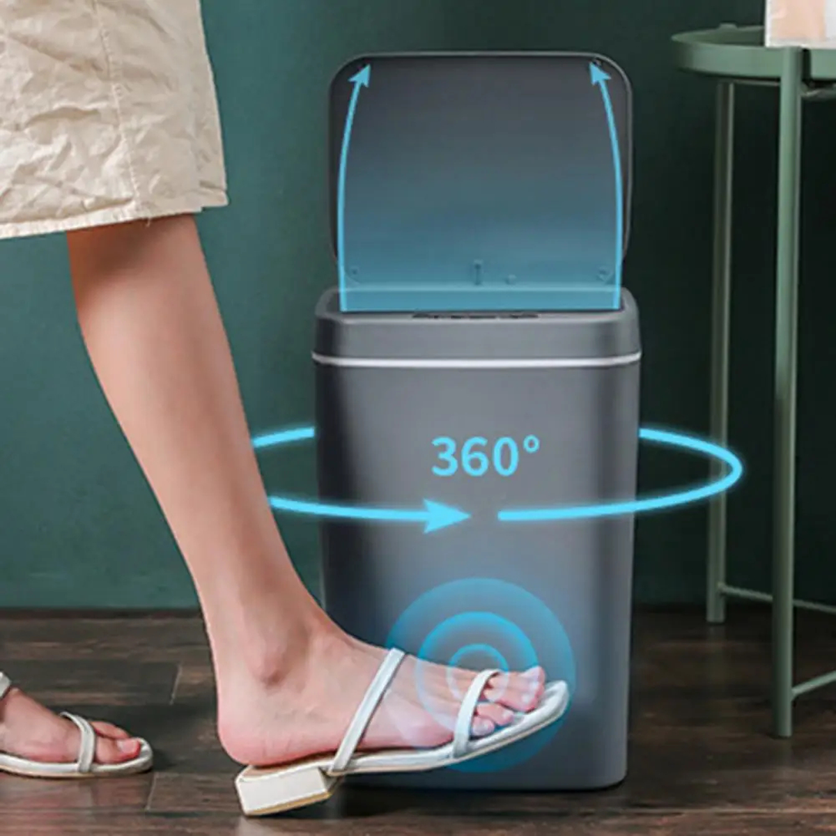 Motion-Sensor Waste Bin