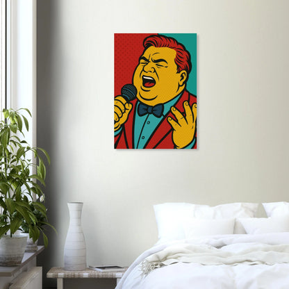 Pop Art Poster: Retro Glamour Wall Art in Vibrant Hues, Available in Various Sizes