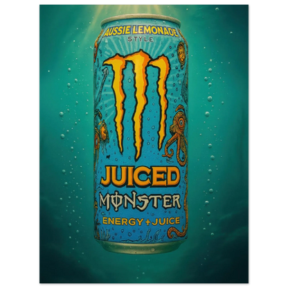 Monster AUSSIE LEMONADE Poster - Choose Your Perfect Size