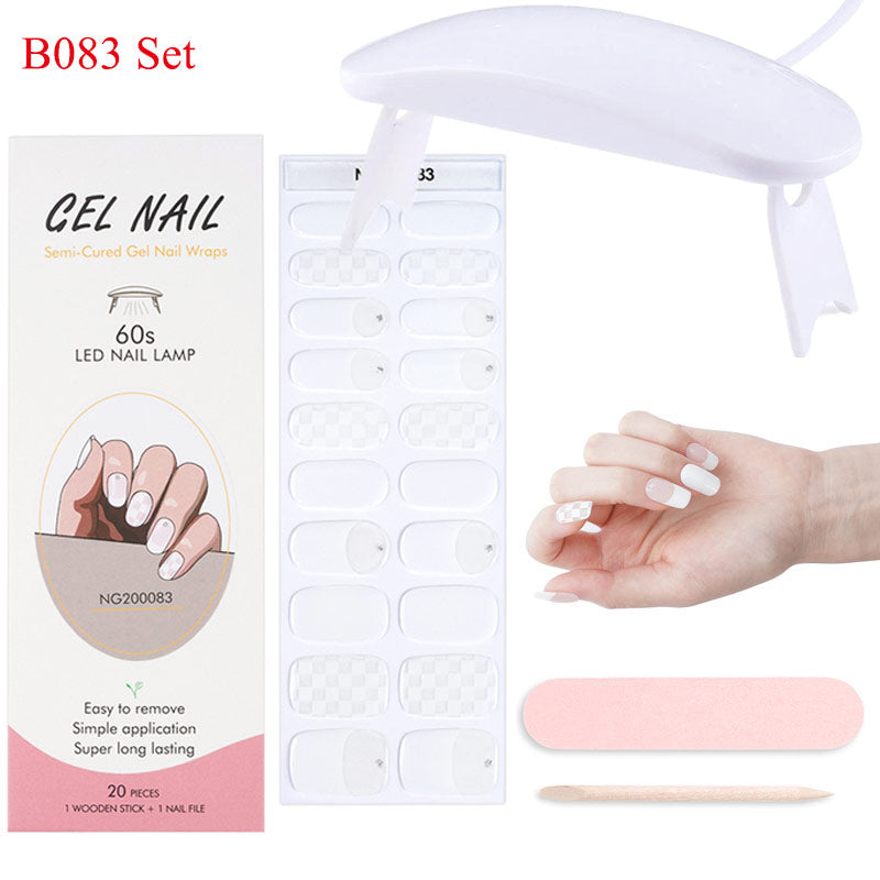 Gelnagelfolie med UV-lampa