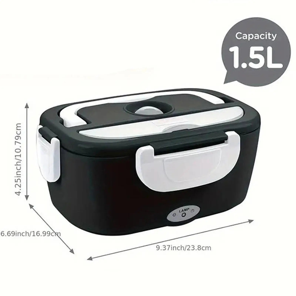Electric Heated Lunch Box with Carry Bag